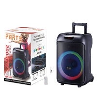 JBR-1205 Altavoz de Karaoke Portátil, Reproductor de Música, Altavoces Grandes para Fiestas al Aire Libre, Altavoz de Karaoke de 12 Pulgadas con Micrófono y Bluetooth