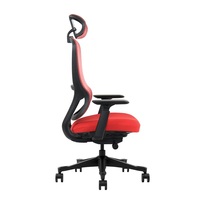 Chaise de bureau exécutive pivotante inclinable certifiée BIFMA, réglable en hauteur, avec vérin à gaz 4 points, structure en aluminium - Chaise ergonomique