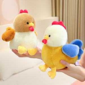 Nouvel Arrivage Peluche Poulet Coucou Coloré, Cadeau de Fête pour Enfants, Jouet Doux Couleurs Assorties - Product Image 4