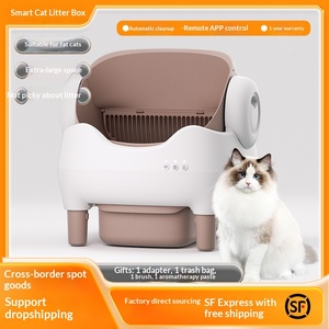 Lettiera Intelligente per Gatti Completamente Automatica con Design Aperto, Capacità Extra-Large, Autopulente, Anti-Schizzi e Controllo tramite App - Product Image 5