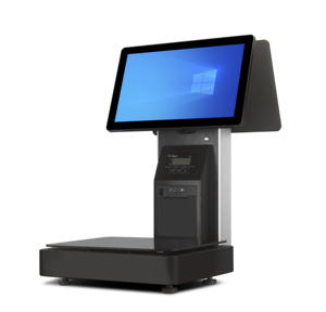 Màn hình kép tích hợp hệ thống <span class=keywords><strong>POS</strong></span> với máy in kép tự động tính toán trọng lượng và ai nhận dạng sản phẩm cho nhân viên thu ngân sử dụng - Product Image 3