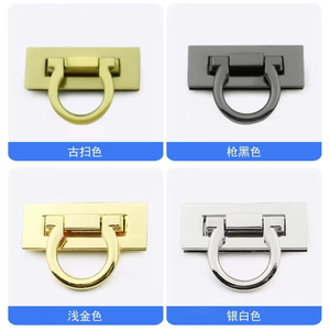 Sacs tissés en gros avec mécanisme de fermeture à clip en fer triangulaire et trapézoïdal, boîtes d'emballage métalliques - Product Image 5