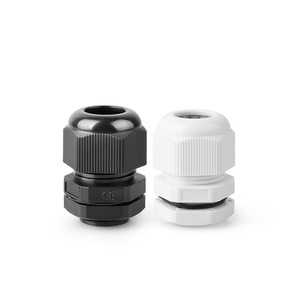Indetech M12 Nylon Cable Connector 6mm Threaded Waterproof For Ordinary Cable - Product Image 1