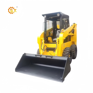 Cargador deslizante de orugas con ruedas superventas de fábrica <span class=keywords><strong>SANXIAN</strong></span>, cargador deslizante de cubo pequeño de 1000 kg y 0,5 centímetros cúbicos - Product Image 2