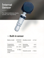 voiture Tpms Android Bluetooth interne USB TPMS système de surveillance de la pression des pneus application capteur