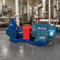 Pompe à engrenages à arc YCB-20/0.6 20,0 M3H 0,6 Mpa 7,5 KW en acier 40Cr pour transfert de carburant et d'huile à usage industriel avec moteur