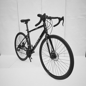<span class=keywords><strong>Vélo</strong></span> de <span class=keywords><strong>route</strong></span> à vitesse variable pour hommes et femmes, guidon incurvé 700c, course sur <span class=keywords><strong>route</strong></span>, 24 vitesses, frein à disque mécanique double, sans suspension de fourche - Product Image 1