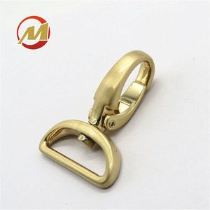 Oro anillo Oval broche de langosta garra giratorio langosta Snap cierre gancho para bolsa - Product Image 4