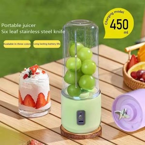 Licuadora Portátil Mini de 6 Cuchillas con Logotipo Personalizado al por Mayor, Vaso Mezclador de Frutas Recargable por USB, Gran Venta - Product Image 5