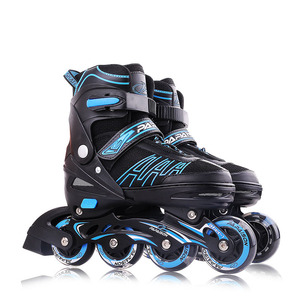 Patines en línea ajustables impermeables, ruedas intermitentes súper <span class=keywords><strong>PU</strong></span>, 4 yardas, certificación CE - Product Image 4