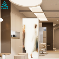 Élégante vitrine de salon sur pied en verre, unité de rangement modulaire pour perruques et produits de beauté, éclairage LED, robuste et personnalisable
