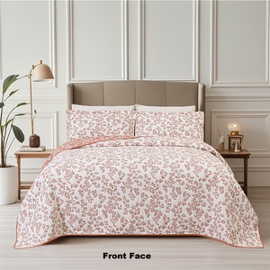 <span class=keywords><strong>Set</strong></span> Sprei Jacquard Katun  Sprei Bolak-Balik untuk Semua Musim, <span class=keywords><strong>Set</strong></span> Selimut Dua Sisi - Product Image 3
