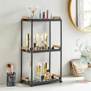 Estante de almacenamiento de 3 capas personalizable para cocina, dormitorio, organización de cosméticos, encimera de cocina desmontable - Product Image 4