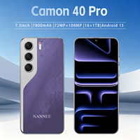 Teléfono Inteligente Camon 40 Pro, 8000mAh, Pantalla AMOLED de 7.3 Pulgadas y 120Hz, Cámara de 108MP, 16GB+1TB, 5G, Doble SIM, Desbloqueo Facial, Marco Metálico, Versión Global