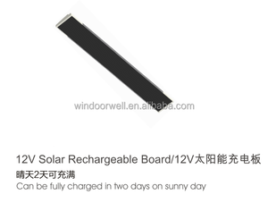 Accessoires <span class=keywords><strong>de</strong></span> moteur tubulaire <span class=keywords><strong>Panneau</strong></span> <span class=keywords><strong>solaire</strong></span> pour moteur tubulaire aveugle rechargeable à batterie Li - Product Image 2