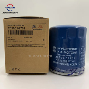 Filtro de Aceite Precio de Fábrica 26300-02751 26300-02752 para Autos Coreanos Hyundai Grand I10 Kia Picanto <span class=keywords><strong>Stinger</strong></span> - Product Image 6