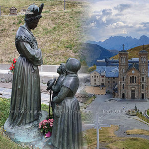 Sculpture en bronze de la Vierge Marie Statue La Virgen De La <span class=keywords><strong>Salette</strong></span> Sculpture - Product Image 6