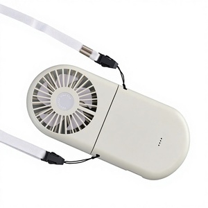 مروحة تبريد محمولة تعمل بالطاقة عبر USB للاستخدام الخارجي، قابلة للطي وقابلة للتركيب على الطاولة، هدية للفتيات، تتميز بثلاث سرعات للرياح، مصنوعة من البلاستيك. - Product Image 3
