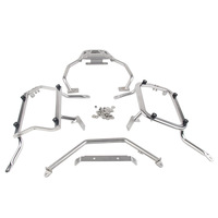 Support de sacoche latérale en acier inoxydable pour moto Haojue Suzuki DL650XT, côté droit, pour échappement
