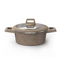 Nouveau design 10 pièces casserole coulée sous pression ensemble de batterie de cuisine peu profonde Dubai vente chaude moins cher cuisinières