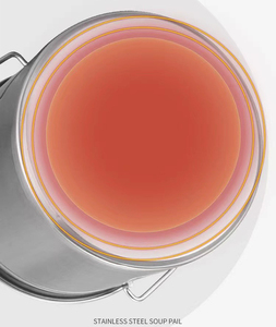 Cổ điển kích thước lớn canh thép không gỉ Thùng kho nồi bếp Cookware Set với Glass vật liệu gốm cho nhà hàng sử dụng - Product Image 5