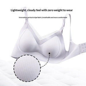 Soutien-gorge d'<span class=keywords><strong>allaitement</strong></span> ergonomique 3D 2026 pour femme, ouverture frontale, clips d'épaule, sans armatures, sans coutures, bonnets A-C, anti-affaissement, maternité, <span class=keywords><strong>allaitement</strong></span>, OEM - Product Image 3