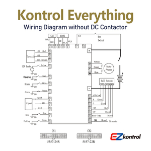 FOC PMSMモーターコントローラー 48V/72V/96V 200A 電動自転車BLDCコントローラー モデルEZ-B240200 6-10kW IP66保護 - Product Image 4