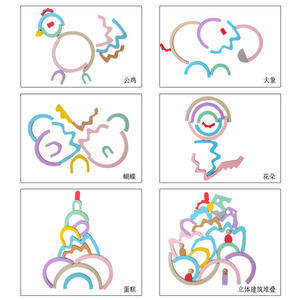 Productos de Dropshipping 2026, Rompecabezas Creativos, Juguetes Educativos Tempranos, Ciudad de Cuentos de Hadas, Juguete de Apilamiento para Niños, Bloques de Construcción Montessori - Product Image 5