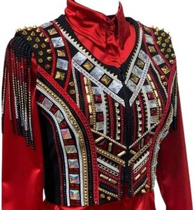 Veste d'équitation personnalisée de qualité supérieure Vêtements équestres élégants et stylés Western Showmanship en nylon durable - Product Image 4