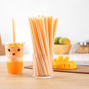 Factory Supplier Eco Friendly Biodegradable Plat <b>Straws</b> Manufacture Milk Tea Juice Sugarcane Bagasse <b>Straws</b> - Product Image 2