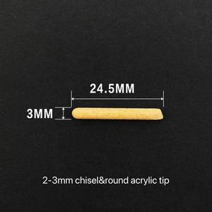 All'ingrosso 2-3mm scalpello e pennino rotondo punta in acrilico giallo/pennino acrilico <span class=keywords><strong>per</strong></span> pennarello vuoto in alluminio ricaricabile - Product Image 2