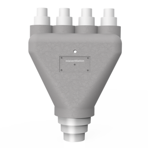 MIA système d'air frais silencieux tuyau d'air PE soufflet tuyaux <span class=keywords><strong>de</strong></span> distributeur silencieux tuyau séparateur branche boîte <span class=keywords><strong>de</strong></span> jonction - Product Image 1
