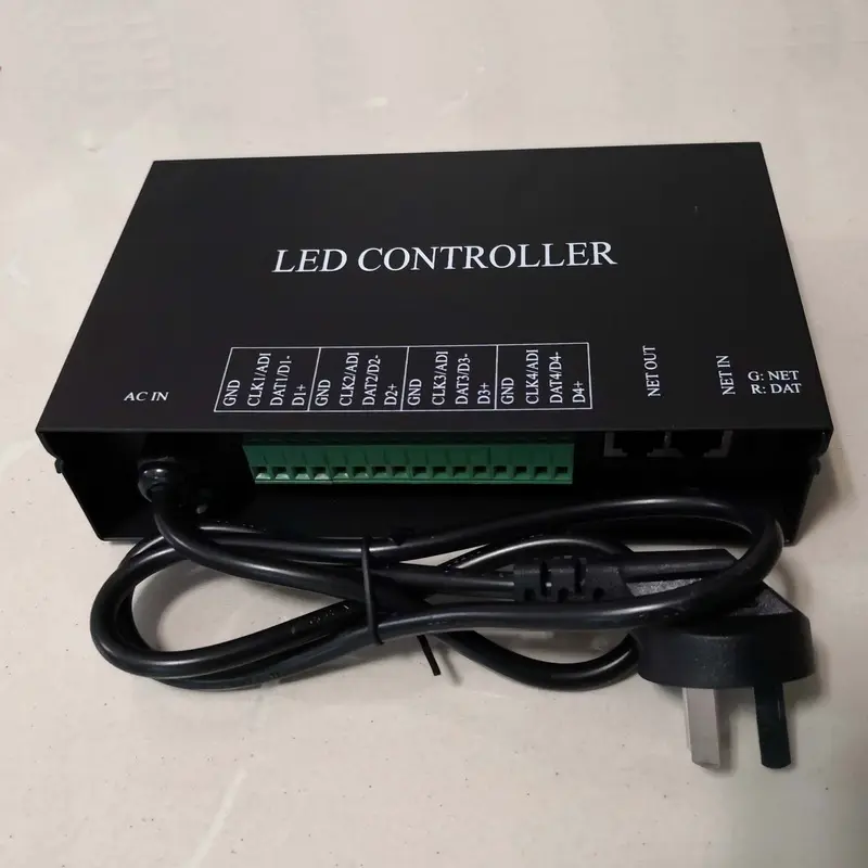 Werken met computer ON-LINE programmeerbare led controller ws2812 led pixel licht controllers dmx led pixel controller