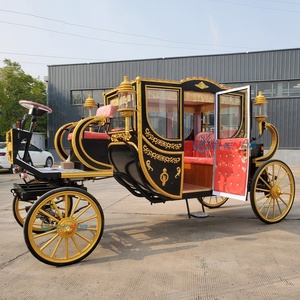 Calèche électrique de tourisme, capacité 1-6 personnes, idéale pour les activités thématiques, calèche royale de mariage à vendre - Product Image 5