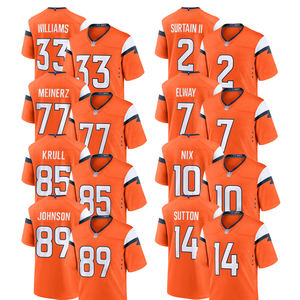 Maglia Denver 2025 per Uomo e Donna, Magliette Personalizzate di Football Americano, Uniformi Giovanili Ricamate con Loghi - Product Image 1