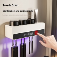 Pratique Simple ultraviolet brosse à dents désinfectant mural porte-brosse à dents électrique stérilisation intelligente séchage