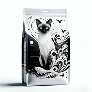 Bolsa de Plástico con Cierre Hermético y Fondo Plano de Mylar, Reciclable, con Logotipo Impreso Personalizado, de 1 kg a 10 kg, para Envasado de Alimentos para Mascotas, Perros y Gatos - Product Image 4