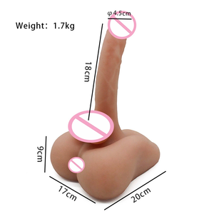 Silikon-Dildo für Männer Bodenkanone für Schwule zur Masturbation mit Analtür Sex-Tool für Erwachsene - Product Image 5