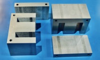 Noyau de transformateur de type E en ferrite Mn-Zn, matériau magnétique professionnel, fabriqué en Chine