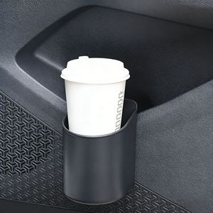 <b>Car</b> Cup Holder Drink Container Plastic Round <b>Hook</b> Type For Travel Beverage Storage Minimalist Design Easy Cleaning - Product Image 1