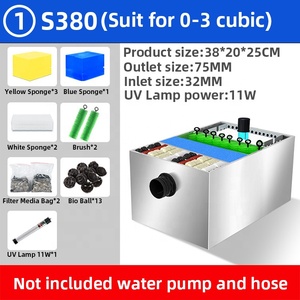 Home Use Outdoor <strong>Pond</strong> Stainless Steel Large Water Circulation System External Aquarium <strong>Filter</strong> <strong>Box</strong> - Product Image 6