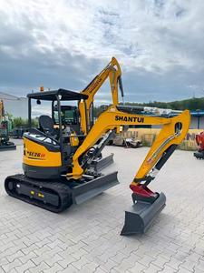 SHANTUI SE26SR Mini Excavator 0.04m-Crawler Zero-Tail Swing & Boom Swing Short Turning Radius for Narrow Space Work - Product Image 3