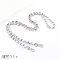 Chaîne de remplacement LST243 faite à la main en alliage matelassé diamanté avec cuir de vachette pour sac à bandoulière femme