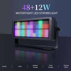 Luz Estroboscópica LED RGBW Profesional AICPOSE, Resistente al Agua, para Festivales y Fiestas, DMX512, para Exteriores - Product Image 3