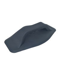 Bouée de natation gonflable noire/grise en PVC avec poignée et prise en caoutchouc pour pagaie de SUP