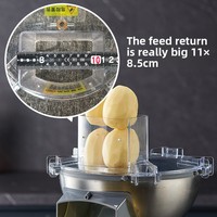 Mond.uk 300kg/u Commerciële Elektrische Groentesnijder M1 Multifunctionele Fruit Dicer Slicer Shredder Aardappel Strip Snijmachine