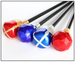 राजा Scepters रॉयल वेशभूषा सामान रानी Scepters हेलोवीन Cosplay की छड़ी राजा रानी राजकुमारी रोल प्ले प्रोप राजाधिकार छड़ी - Product Image 6