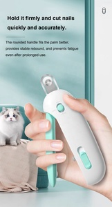 Cortauñas LED Ajustable de Primera Calidad con Ajustes de Tamaño de Orificio para Recortar Uñas de Perros y Gatos - Product Image 6