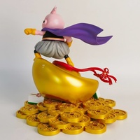 Figurine d'art artistique sculptée en résine époxy Dragon Ball Z Buu Boxer Angel, objet de collection anime, décoration de Noël pour la maison