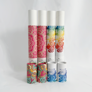 กล่องกระดาษคราฟท์ทำมือ ย่อยสลายได้ รีไซเคิลได้ สำหรับส่งสินค้า ราคาโรงงาน รับผลิตตามแบบ กล่องทรงกระบอกสำหรับธูป กล่องทรงกระบอกบางสำหรับโปสเตอร์ - Product Image 4